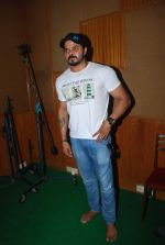 Sreesanth at song recording in Mumbai on 12th March 2015